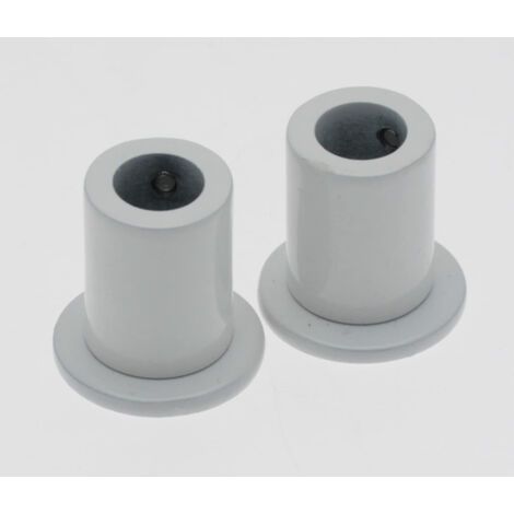 Embouts Rideaux Cylindriques Blancs Ateliers 28 (1/4)