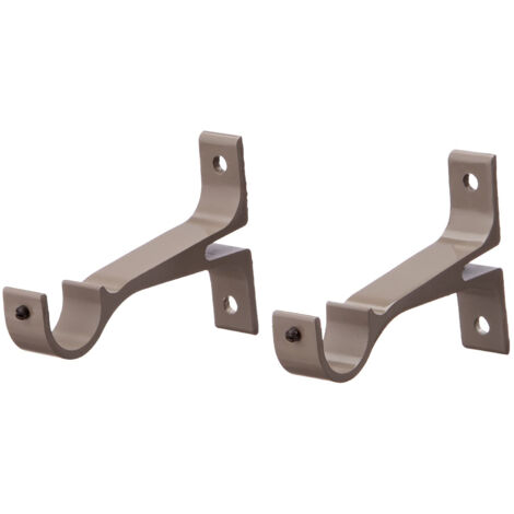 Supports Rideaux Métal Taupe Ateliers 28 (1/5)