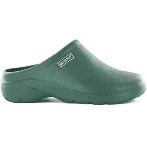 Sabots de jardin vert foncé – Conception en plastique résistant – Protection contre l'humidité – Confort ergonomique pour jardinage – Blackfox