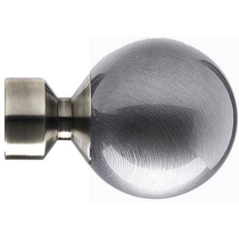 1 Embout Anglais - Gris/Argent Vieilli - Diamètre 28 (1/3)