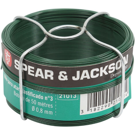 Fil de Fer Plastifié Vert Spear & Jackson 50m