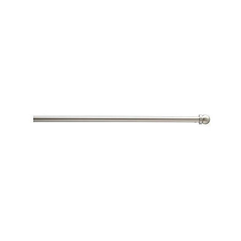 1 Tringle ronde embout boule - Métal - 50x80 - Chrome