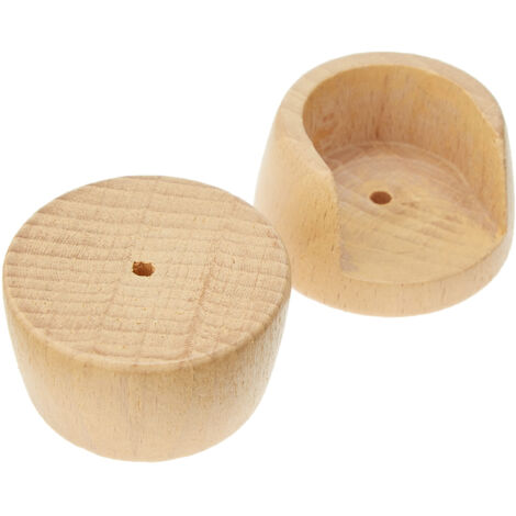 Supports entre-mur en bois de hêtre PEFC – Installation sans perçage – Design sobre et élégant – Pour tringles à rideaux – Ateliers 28