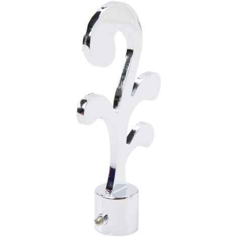 Embout Rideau Rike D16 Chrome - Ateliers 28 (1/2)
