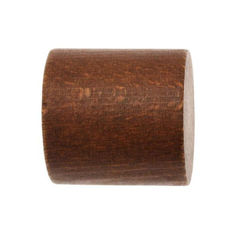 2 Embouts Bouchon - Décor Merisier - Diamètre 35 (1/3)