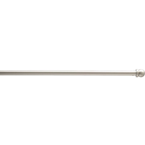 Homemaison – Tringle à rideau ronde chrome satiné 70-110 cm – Diamètre 7 mm – Installation facile pour décoration intérieure