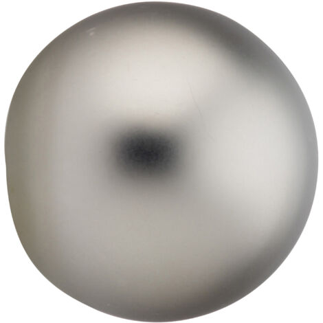 1 Embout Boule Métal - Chrome Mat - Diamètre 28