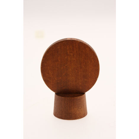1 Embout Cercle - Décor Merisier - Diamètre 28 (1/3)