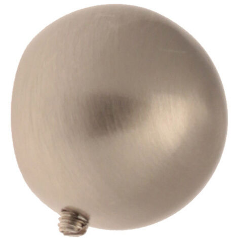 2 Embouts Ball - Chrome Mat - Diamètre 20 (1/5)