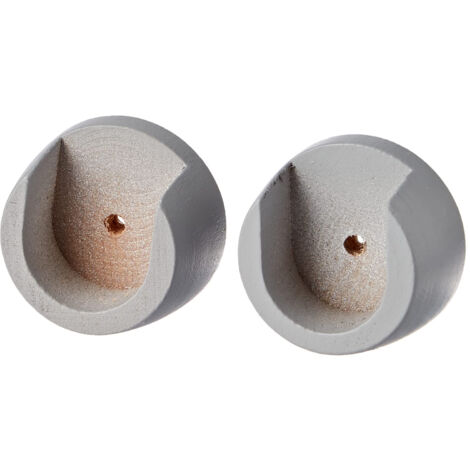 Supports Rideaux Ateliers 28 - Gris Galet - Sans Perçage (1/5)
