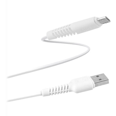 Câble USB Micro USB T'nB Blanc 1m - Charge Rapide (1/5)