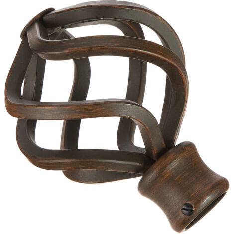 Tringle Rideau Fer Forge Rouille Vieilli