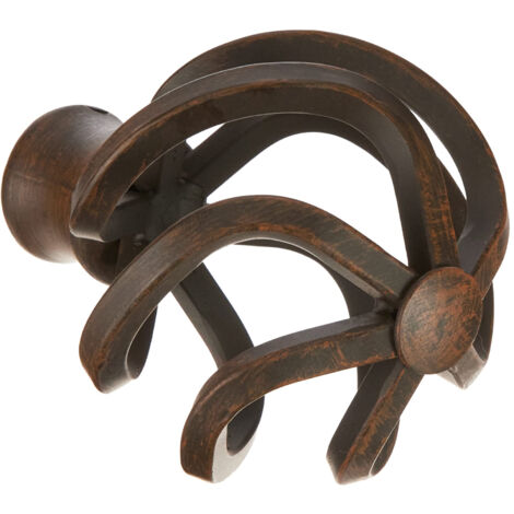 Tringle Rideau Fer Forge Rouille Vieilli