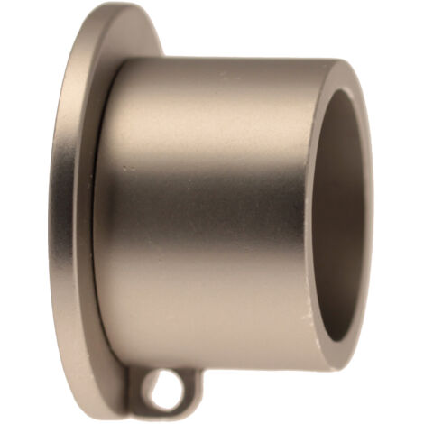 Support entre-murs pour rideaux – Bague de serrage – Métal chrome satiné – Diamètre 28 mm – Installation facile et durable – Ateliers 28 (1/4)