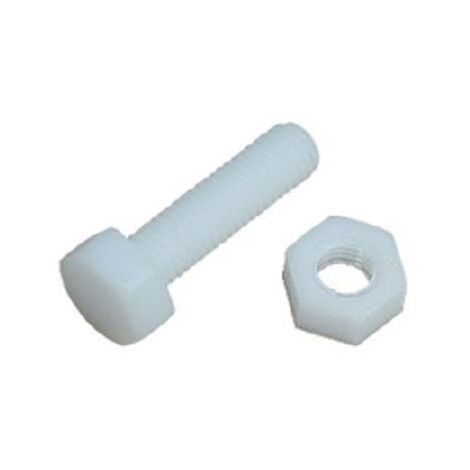 Boulon Tête Hexagonale - INVENTIV - Acier Zingué 8x30