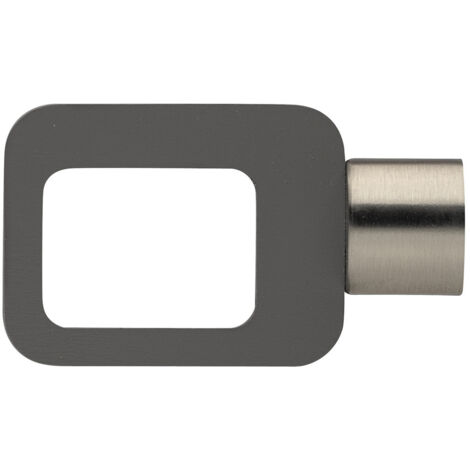 1 Embout Sofa - Gris Mat - Diamètre 28 (1/2)