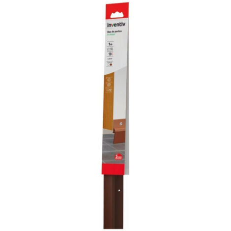 Bas de porte isolant à visser 1m Marron - INVENTIV