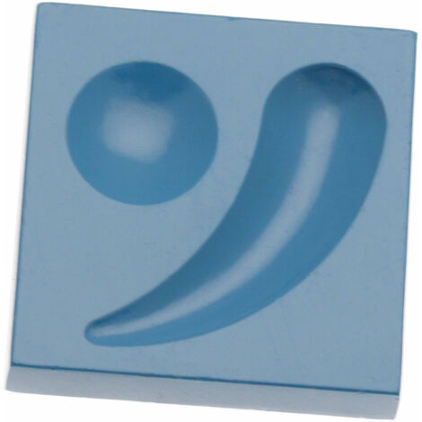 1 Magnet Yang (Sans Marque) - Bleu jean (1/2)