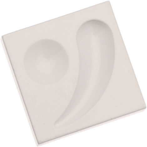 1 Magnet Yang (Sans Marque) - Blanc laqué (1/2)
