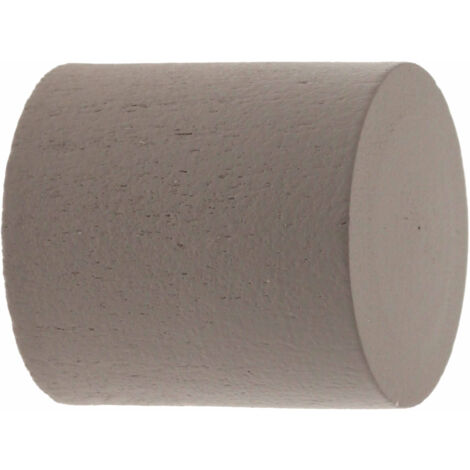 2 Embouts Bouchon - Taupe - Diamètre 28 (1/4)
