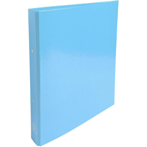 Classeur Carton Plastifié Bleu Clair A4 - EXACOMPTA (1/4)