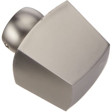 Embout Rideau Ateliers 28 Cube Chrome Satiné (1/3)