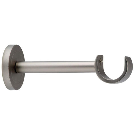 Support rideau 18 cm pour barre 28 mm – Métal nickel mat – Fixation solide et durable – Installation rapide et élégante – Ateliers 28 - Ateliers28
