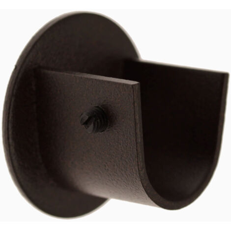 1 Support Entre-Murs - Rouille Sablé - Diamètre 20 (1/2)