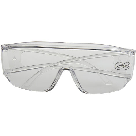Delta Plus – Lunettes de protection monobloc incolores – Norme EPI EN166, EN170 – Protection UV400 – Résistantes aux rayures – Confort avec protections latérales (1/4)