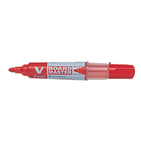 PILOT V Board Master - Marqueur Tableau Blanc Pointe Moyenne Rouge (1/3)