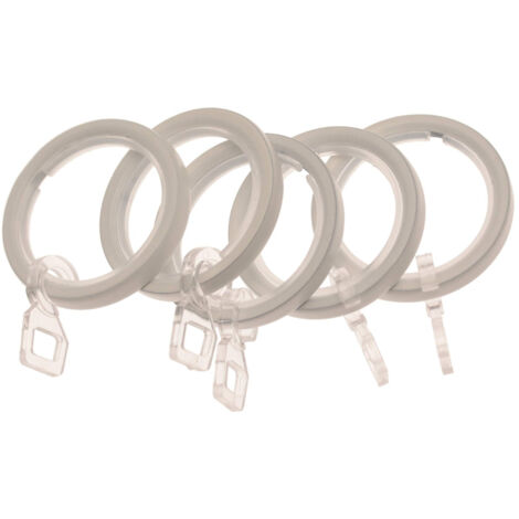 LOT DE 13 Anneaux de Rideaux en Bois pour tringles à Rideau EUR 5,50 - FR