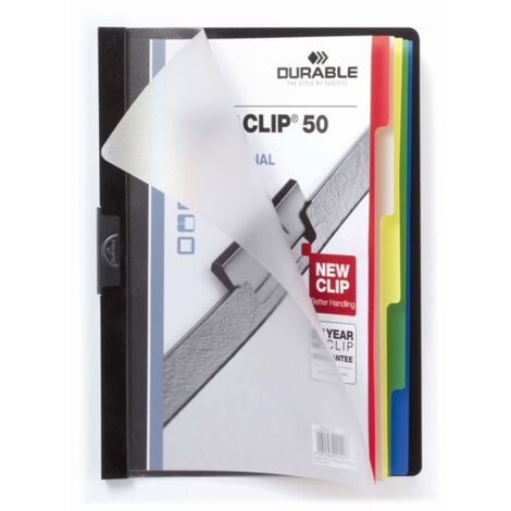 Classeur DURABLE CHEMISE DURACLIP 50 - Organisation Efficace (1/4)
