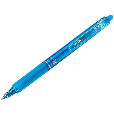 Lot 2 Stylo FriXion Clicker Pilot Bleu + 6 Recharges + Gomme - Encre Effaçable