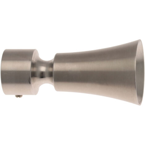 2 Embouts Tantrin - Chrome Mat - Diamètre 16