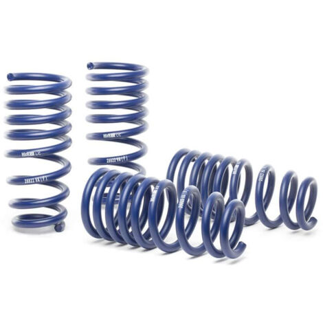 Ressorts D'abaissement H&R Pour BMW Série 3/4 F30/F32/F36 - Abaissement AV 15-30mm / AR 10-30mm, Homologués