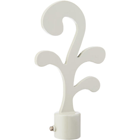 Embout Tringle Rideaux Design Blanc Cassé Ateliers 28 (1/5)
