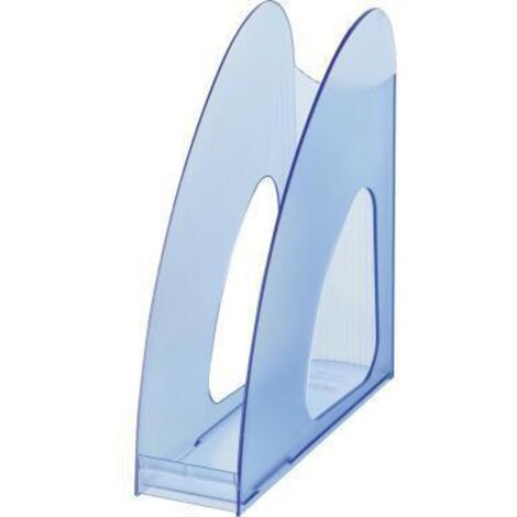 Porte-Revues A4 Q-Connect - Capacité 750 Feuilles - Bleu Foncé - Avec Étiquette Et Poignée - 76x317x250 Mm - 7