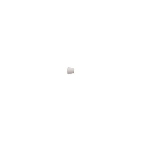 2 Embouts Trompette - Laqué Blanc - Diamètre 20 (1/2)