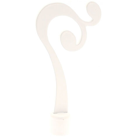Embout Chabouch Blanc HOMEMAISON - Barre 16mm (1/2)