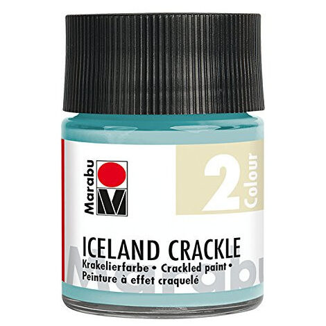 Marabu Iceland Crackle Peinture Effet Craquelé - Lagune 50ml (1/5)