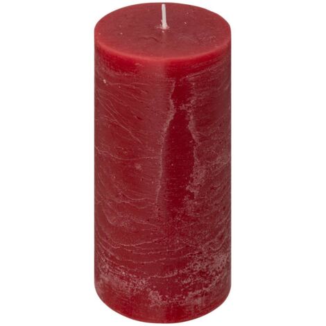 Bougie rustique rouge 445g - Atmosphera créateur d'intérieur (1/4)