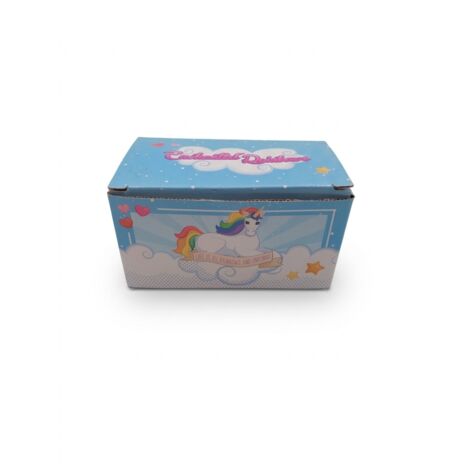 [Lot de 2] - PUCKATOR - Salière et poivrière - Céramique licorne et arc-en-ciel - Design féerique émaillé - Neuf en boîte - Voir photos (1/4)