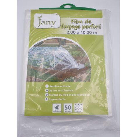 JANY - Film de forçage perforé - 2x10m - 50 microns - Protection UV et croissance - Voir photos (1/4)