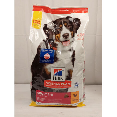 HILL'S - Croquettes Science Plan Adult Large Breed - Poulet - 18kg - Santé articulaire et immunité - Voir photos (1/4)