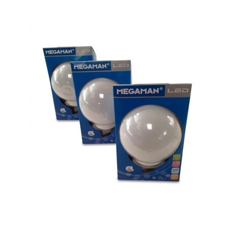 Lot de 3 - MEGAMAN - Ampoules LED Globe G120 - 11W E27 4000K - 1055 Lumens - Économique et Durable - Voir photos (1/5)
