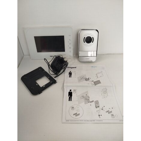 LEGRAND - Kit visiophone complet - Écran tactile et platine de rue - Sécurisation habitat - Occasion - Voir photos