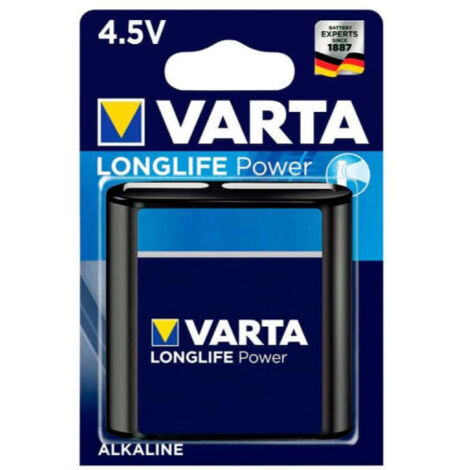 Pile alcaline 3LR12 - 4,5V - Longlife Power - 4912 - Varta