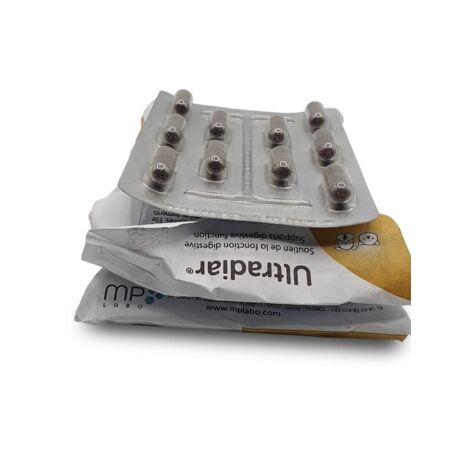 MP LABO - Ultradiar - Complément alimentaire digestif - 10 gélules - Chien et Chat - Santé gastro-intestinale - Voir photos