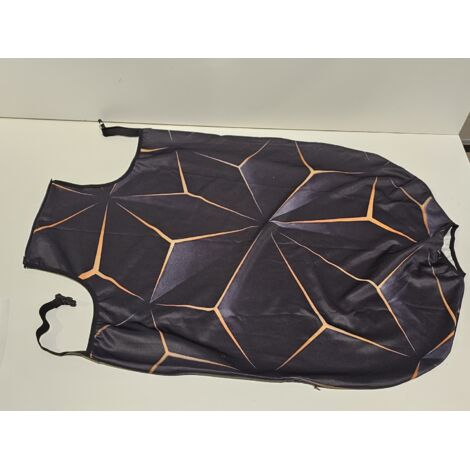 GUANGZHOUYULAIMAOYIYOUXIANGONGSI - Harnais de toilettage et transport - Motif géométrique 3D - Boucles clipsables et zip - Confort et sécurité - Voir photos (1/3)