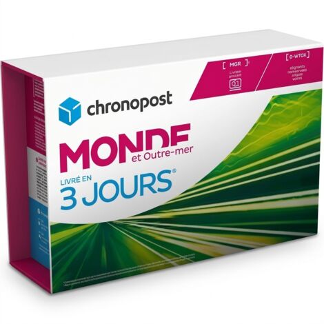 CHRONOPOST - Emballage de transport prépayé - Monde et Outre-mer - Livraison 3 jours - Voir photos